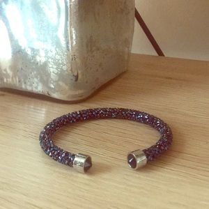 Swarovski Crystal Dust Bangle in Blue